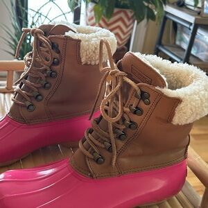 Sperry Women’s Fleece Lined Duck Boots - Size 9